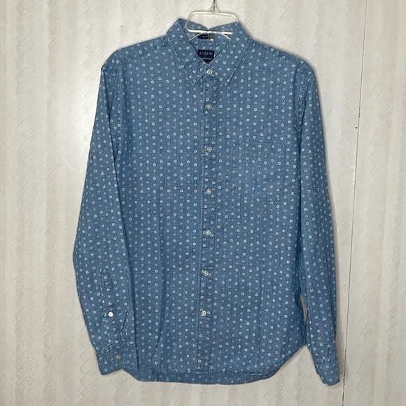 ❤️ J CREW Button Down Shirt Size M - Picture 2 of 5